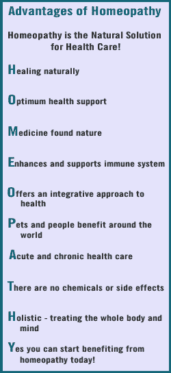 Advantages of Homeopathy